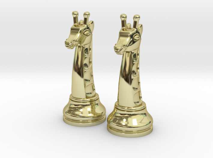 Pair Chess Giraffe Big / Timur Giraffe Zarafah 3d printed