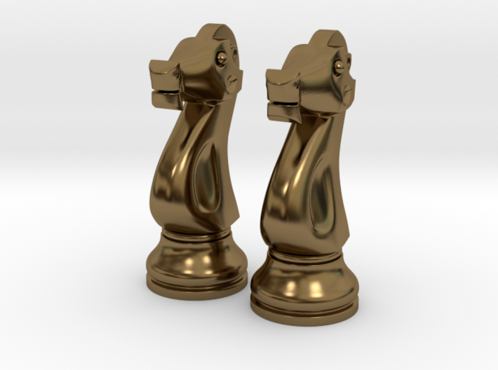 Pair Knight Chess Big - Timur Knight &quot;Asp&quot; 3d printed