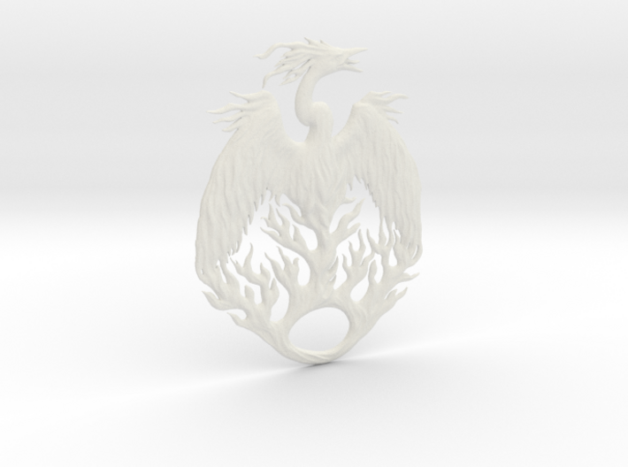 The Mythical Phoenix 3d printed