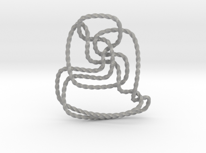 Thistlethwaite unknot (Twisted square) 3d printed