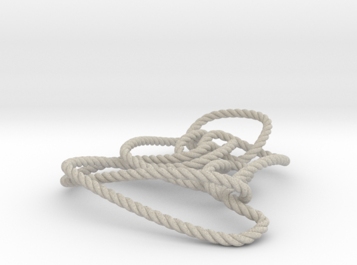 Thistlethwaite unknot (Rope) 3d printed