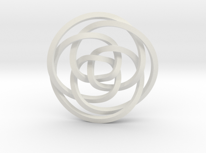 Rose knot 3/5 (Square) 3d printed