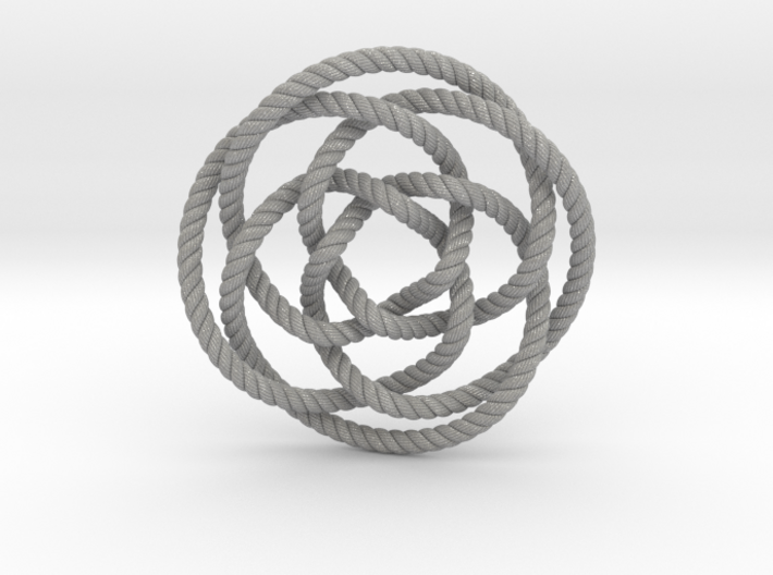 Rose knot 4/5 (Rope with detail) 3d printed