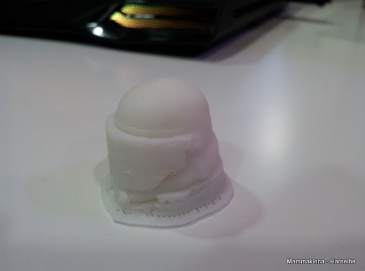 StormTrooper Helmet [Solid - Not hollow mesh] 3d printed 