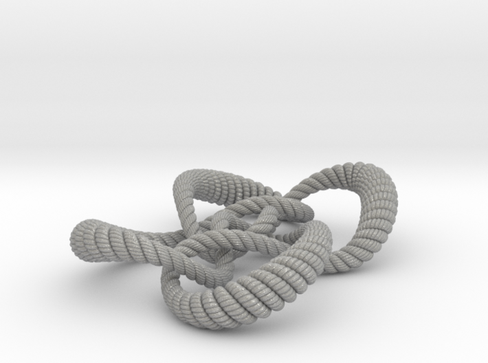 Symmetrical knot (Rope with detail) 3d printed