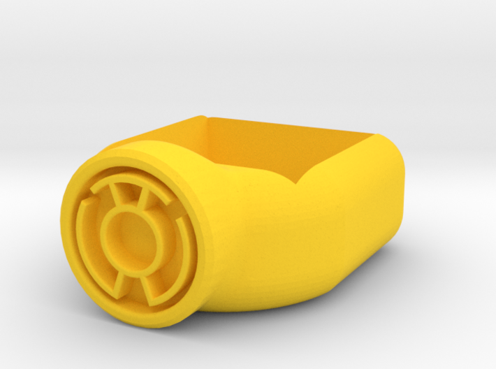 Yellow Lantern Corps Chalk Holder 3d printed