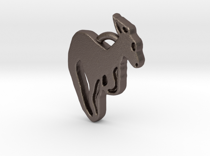 Kangaroo Pendant 3d printed