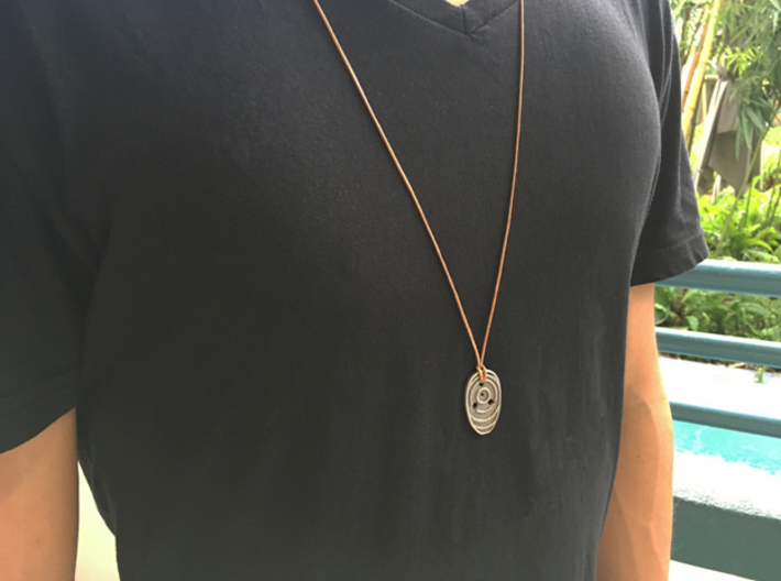 Naruto Sharingan - Tobi Pendant & Necklace  3d printed 
