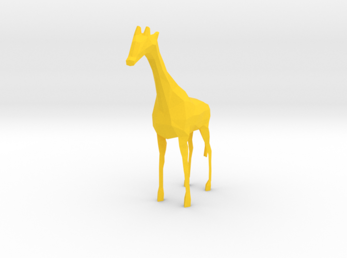 Origami Giraffe  3d printed 