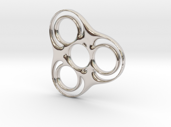 Trefoil Circle Spinner 3d printed