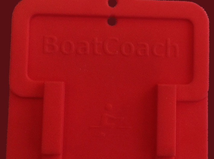 BoatCoach Cradle 3d printed Cradle back