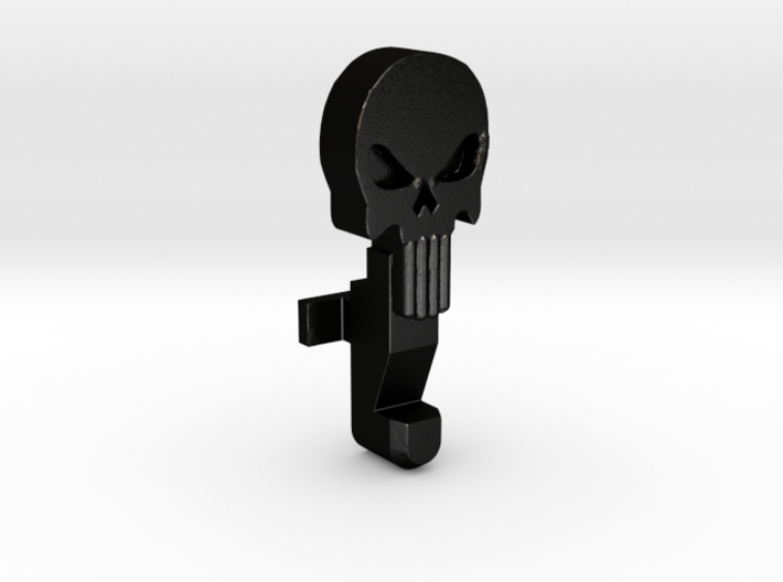 Punisher Skull Bolt Catch (Marui Style M4's) 3d printed 