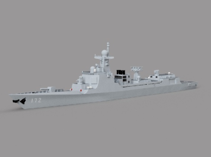 1/2000 CNS Kunming  3d printed Computer software render.The actual model is not full color. 