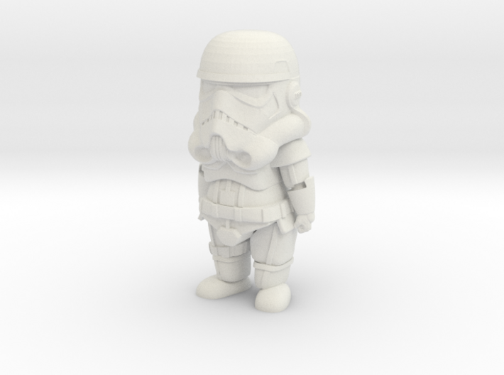 Cute StormTrooper 3d printed