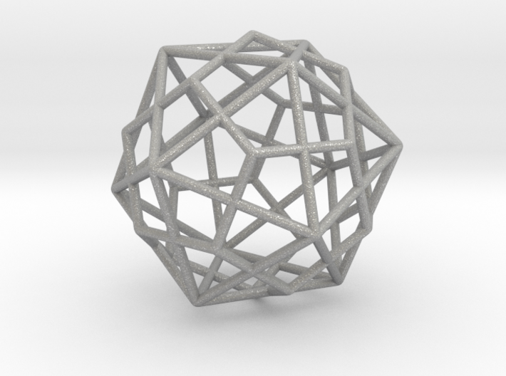 Icosahedron Dodecahedron Combination 1.6&quot; 3d printed