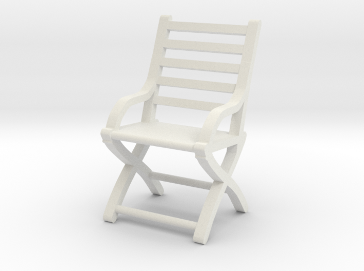 1:48 Civil War Folding Chair Slatted 3d printed 