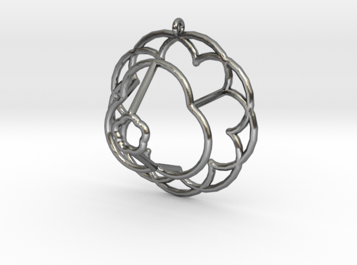 Epicycloid Pendant 3d printed