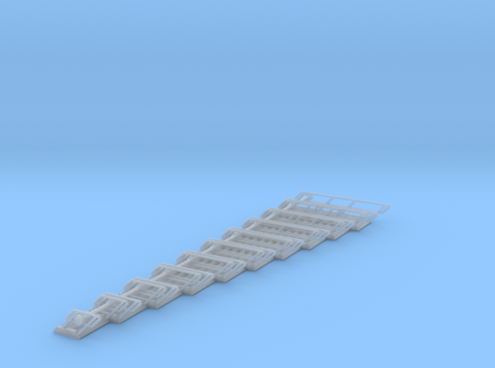 HO Stairs assorted 10pc 3d printed