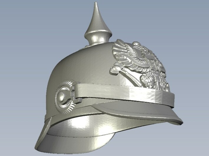 1/64 scale German pickelhaube helmets x 18 3d printed
