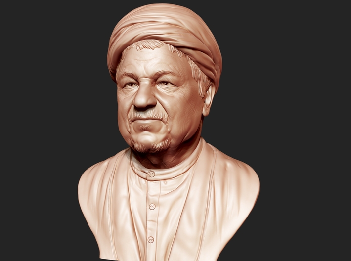 Akbar Hashemi Rafsanjani 3d printed 