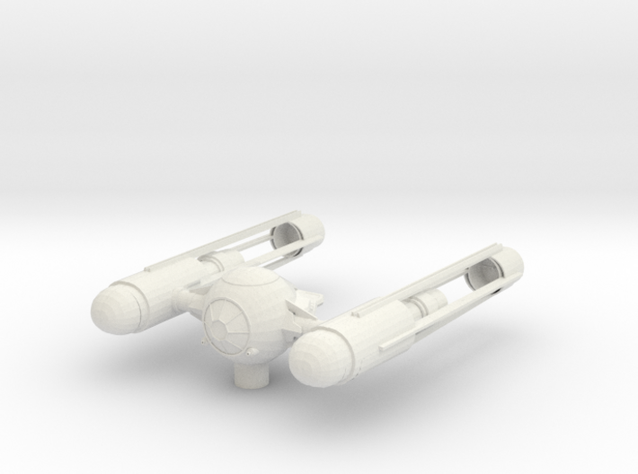 Tie Wing Fighter with Hyperdrive 3d printed