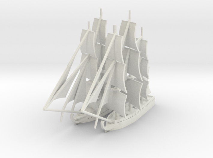 1/1000 1812 War Fleet 3d printed 
