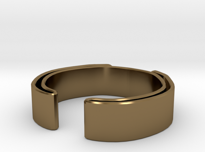Double Fold Ring 3d printed