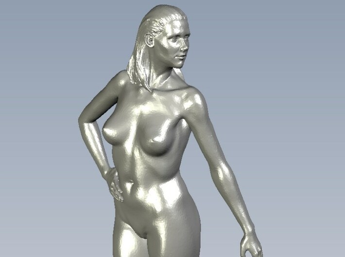 1/35 scale nude beach girl posing figure A 3d printed 