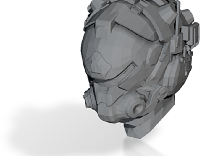 IMC Pilot Head (TitanFall) 3d printed