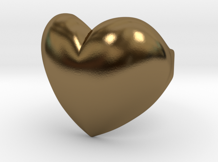 Heart ring 3d printed