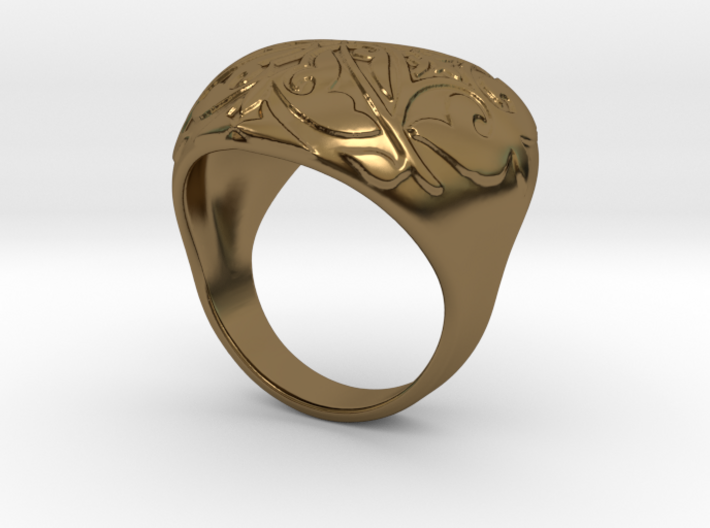 Heart Ring 3d printed