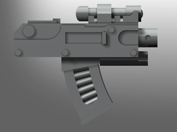 Human-sized Thunder-Rifle 3d printed 