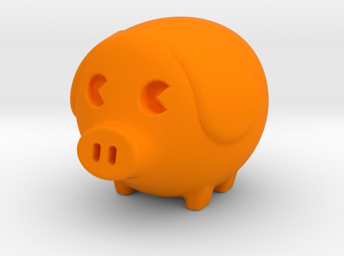 mini piggy 3d printed 