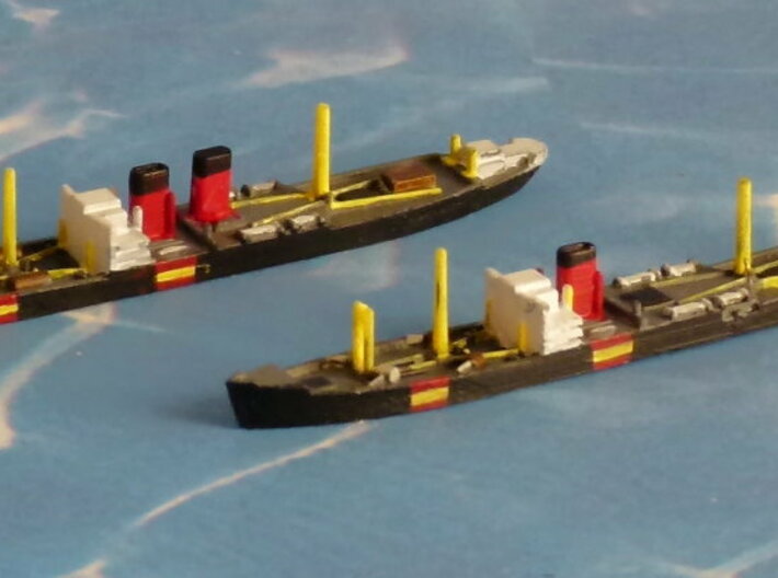 German Auxiliary Cruiser HSK &quot;Widder&quot; 1/1800 3d printed 1/2400 Model
