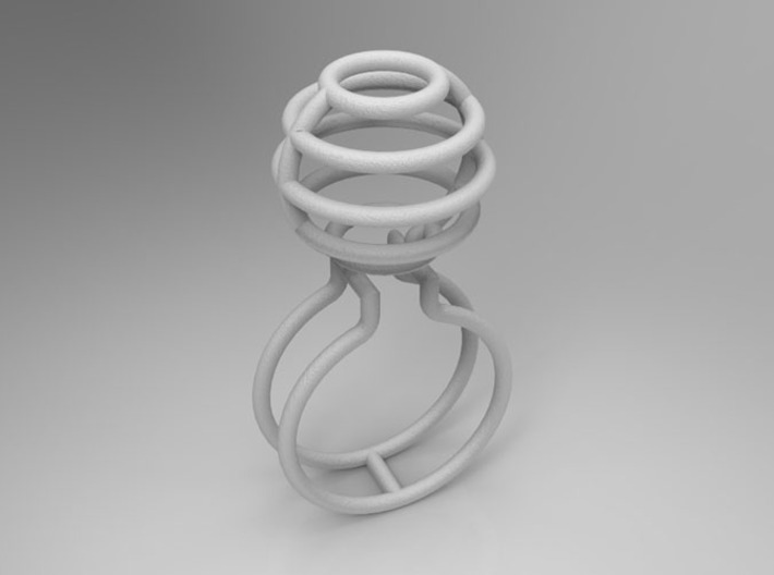 BALL RING - SIZE 8 3d printed 