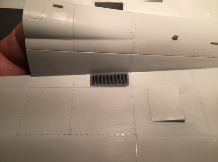 3204 - F-14A/B/D Tomcat fuselage top louvers 3d printed 