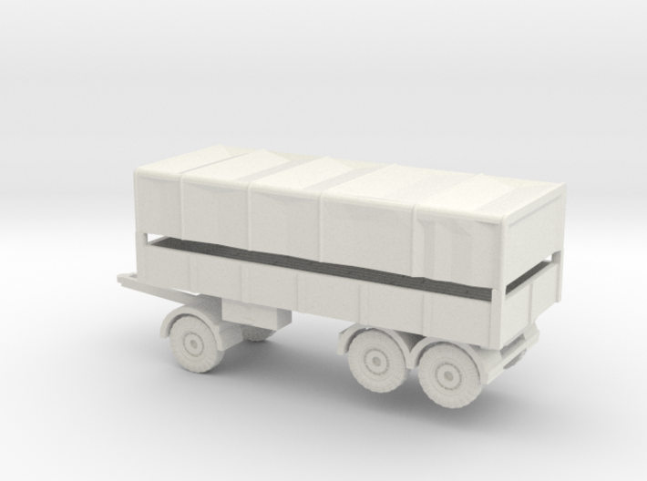 1/144 7 ton 3 axis trailer (German Wehrmacht) 3d printed 