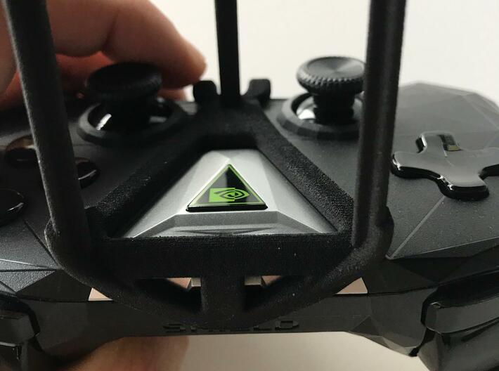 Controller mount for Shield 2017 & Huawei Honor 5A 3d printed SHIELD 2017 - Over the top - front view
