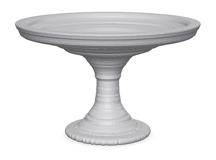 small birdbath downloadable resize to make own 3d printed