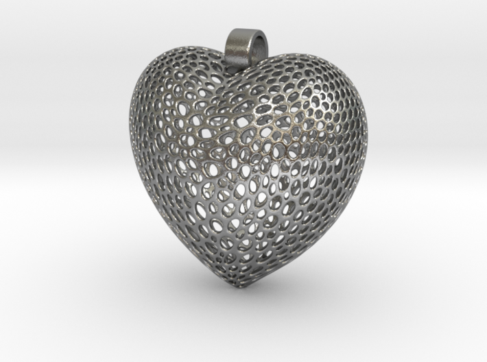 Pendant for Love and Heart 3d printed