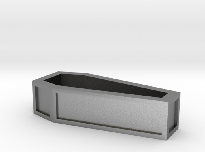 1&quot; long coffin without lid 3d printed