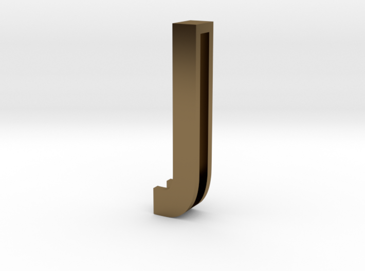 Choker Slide Letters (4cm) - Letter J 3d printed