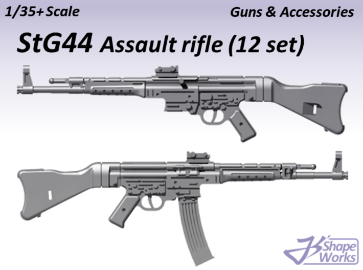 1/35+ StG44 Assault rifle (12 set) 3d printed