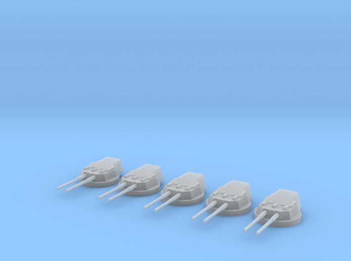 1/600 HMS Dreadnought 12 inch /45 Turrets SET 3d printed 