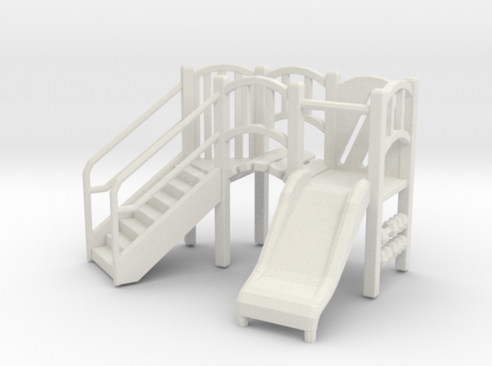Playground Equipment 01. 1:76 Scale 3d printed