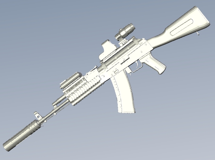 1/48 scale Avtomat Kalashnikova AK-74 rifles x 3 3d printed