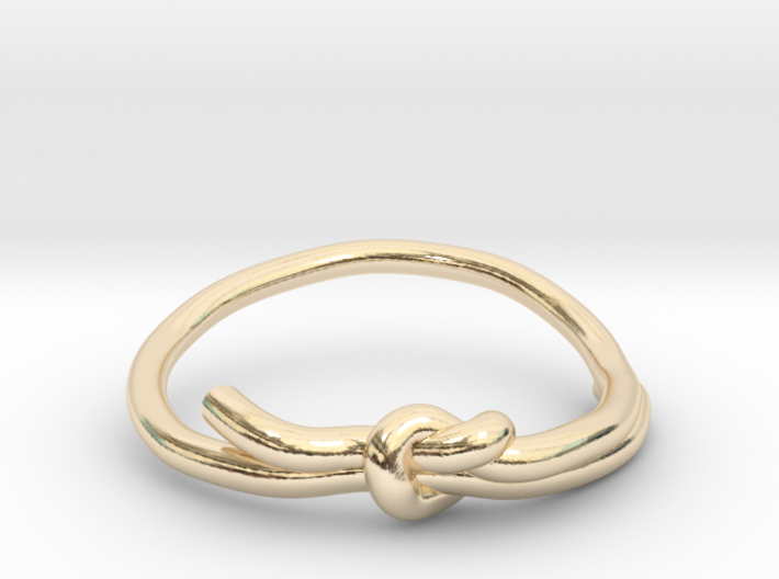 KNOT RING 3d printed