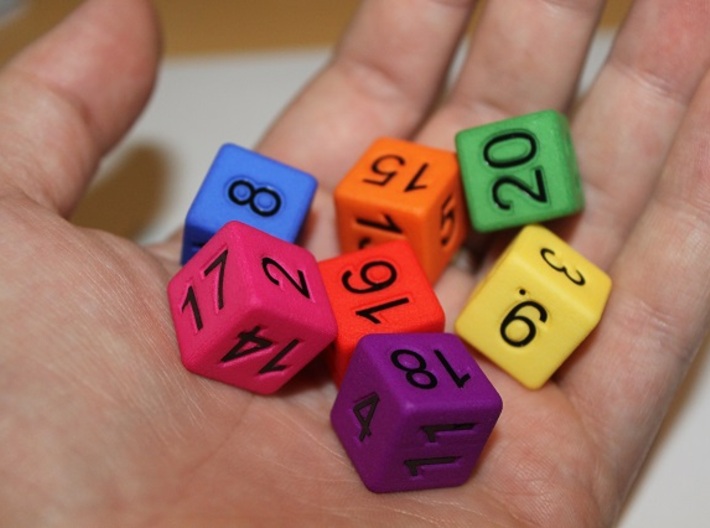 nontransitive dice 3 clipart