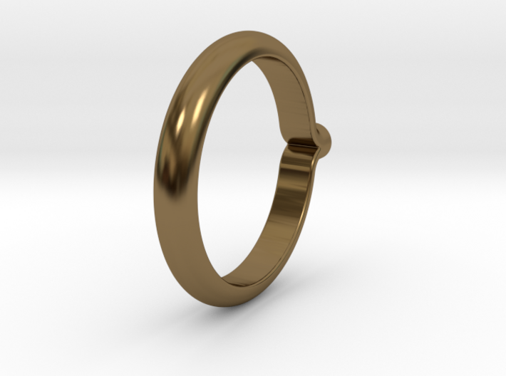 Shapesweeper Circular Basic Ring 3d printed 