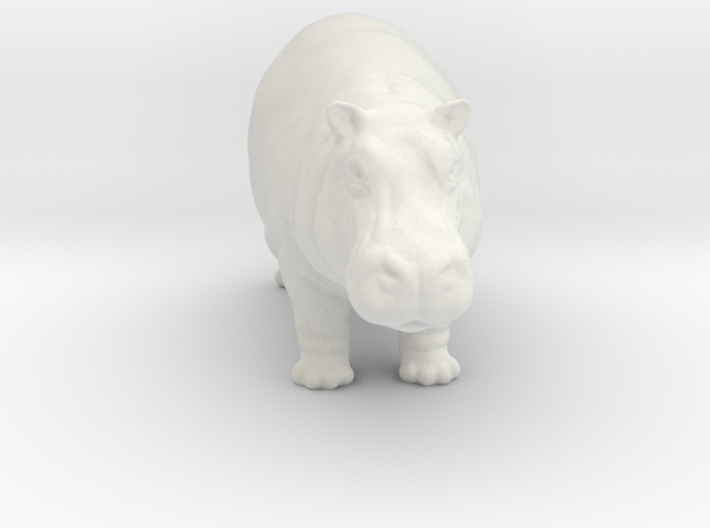 Printle Animal Hippo - 1/32 3d printed